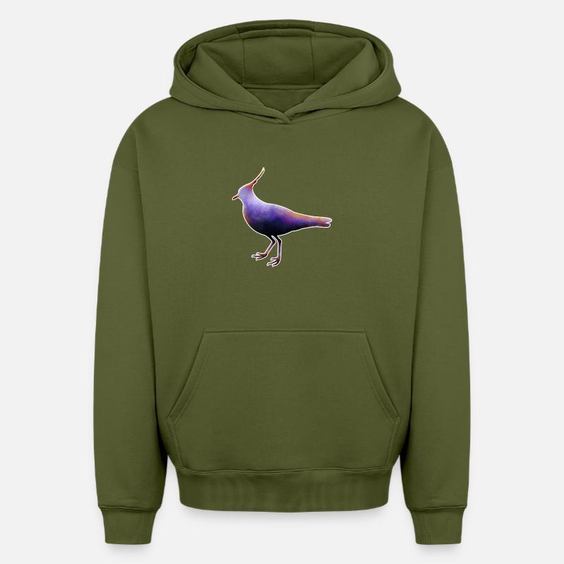 Lapwing.1 - Sweat à capuche unisexe oversize épais SPREAD - kaki