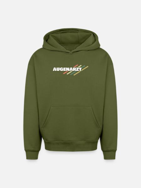 Augenarzt - Oversized Heavyweight Unisex Hoodie - Khaki