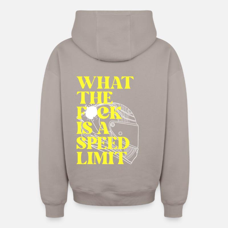 Voiture - Sweat à capuche unisexe zippé oversize épais SPREAD - taupe