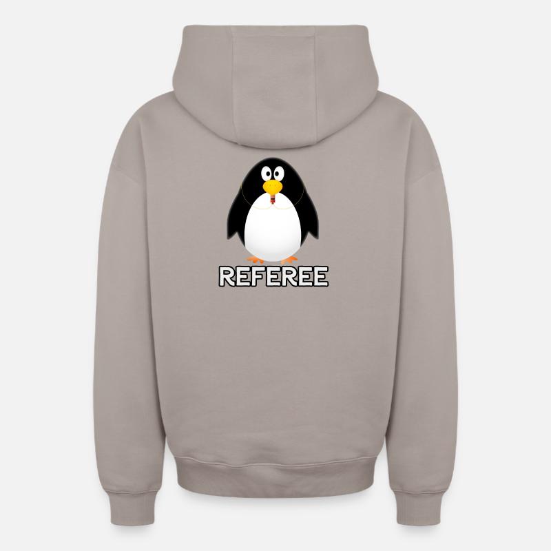 Arbitre - Arbitre - Sweat à capuche unisexe zippé oversize épais SPREAD - taupe