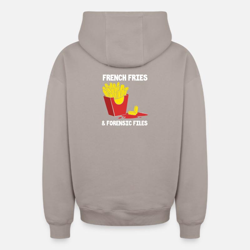 Forensics Forensic Experts - Oversized Heavyweight Unisex Zip Hoodie - taupe