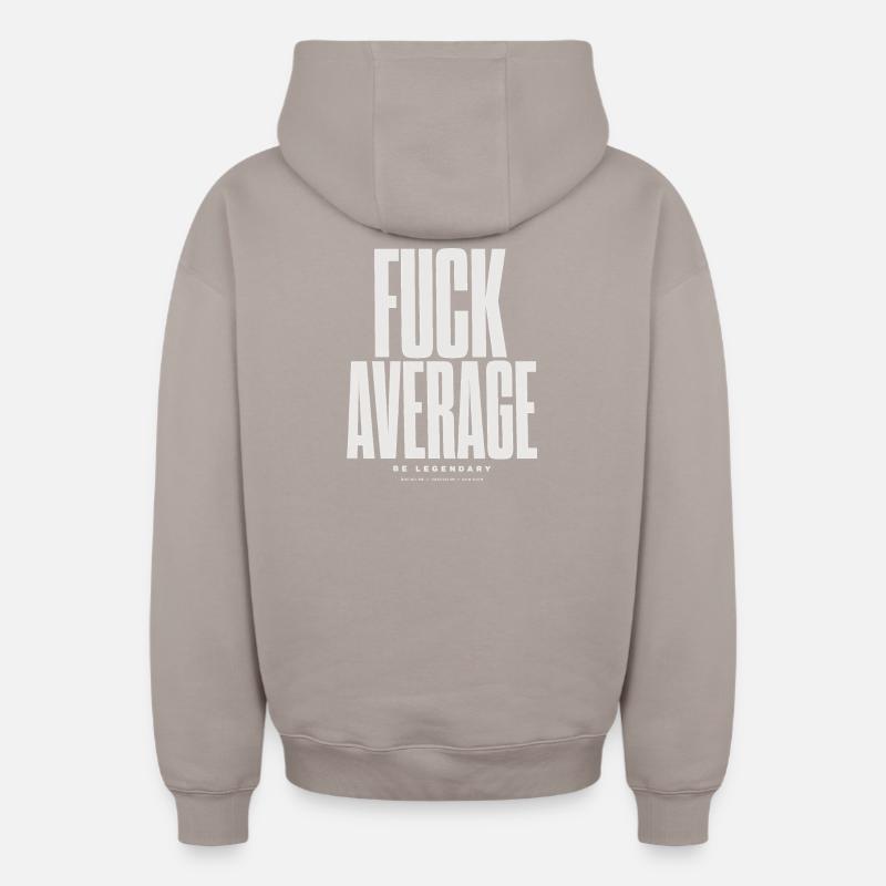 Soyez audacieux, pas moyen. - Sweat à capuche unisexe zippé oversize épais SPREAD - taupe