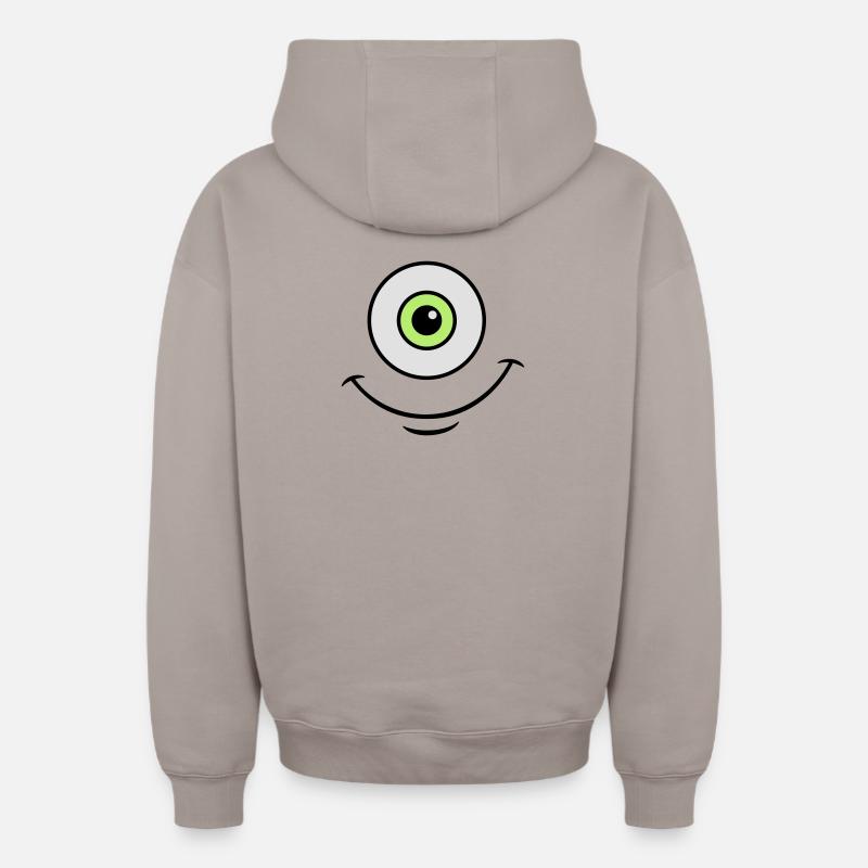 Mike - Oversized Heavyweight Unisex Zip Hoodie - Taupe