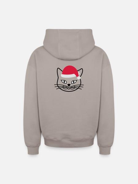 Nicolas Kitteh - Sweat à capuche unisexe zippé oversize épais SPREAD - taupe