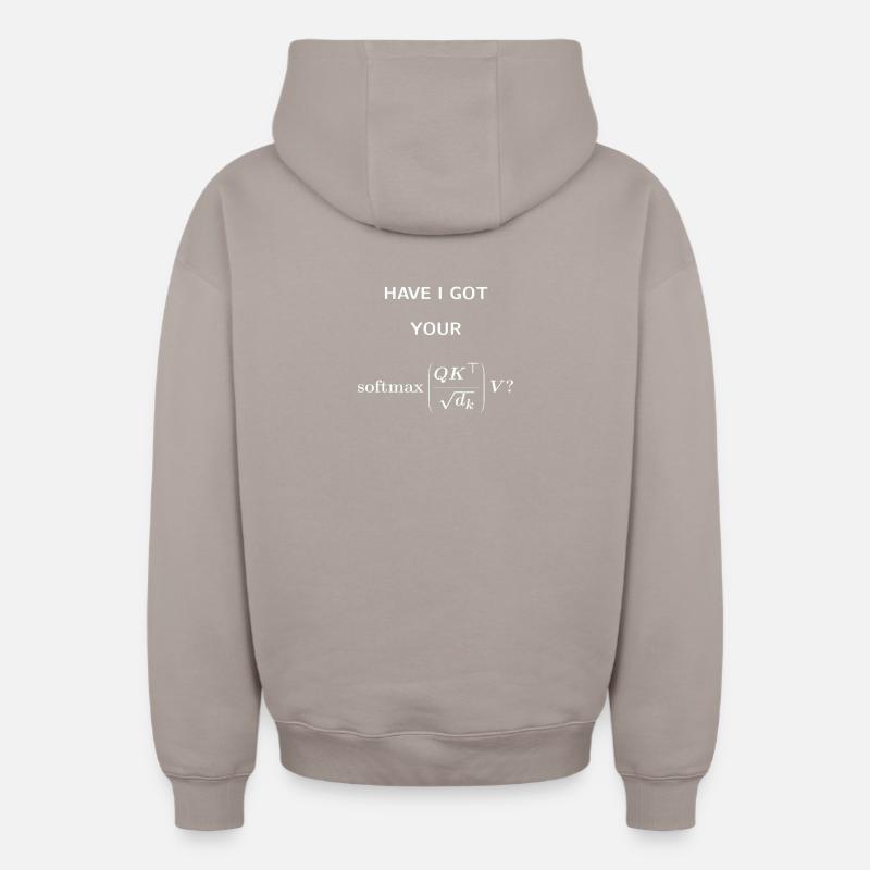j’ai - Sweat à capuche unisexe zippé oversize épais SPREAD - taupe