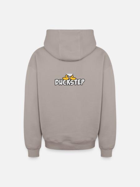 Duckstep (Dubstep) - Sweat à capuche unisexe zippé oversize épais SPREAD - taupe