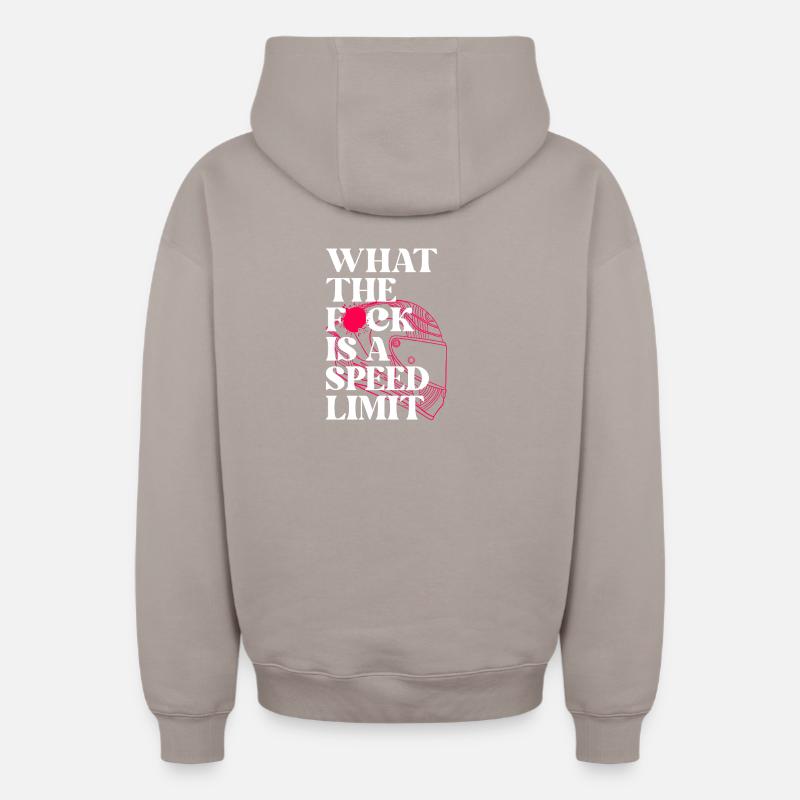 Voiture - Sweat à capuche unisexe zippé oversize épais SPREAD - taupe