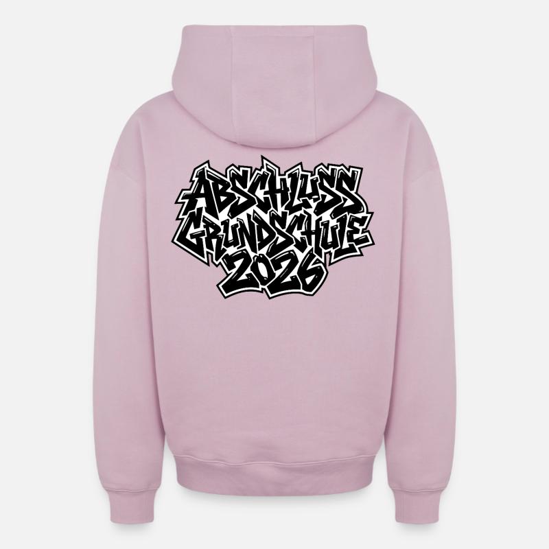Abschluss 2026 Grundschule Graffiti - Oversized Heavyweight Unisex Zip Hoodie - Altrosa