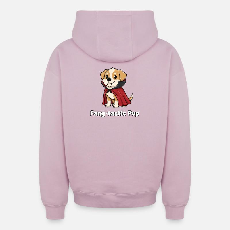 Cape pour chiot Fangtastic - Sweat à capuche unisexe zippé oversize épais SPREAD - rose poudré