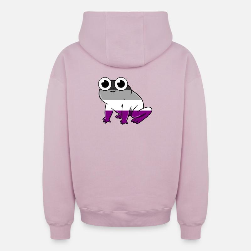 Frosch Ace Pride - Oversized Heavyweight Unisex Zip Hoodie - Altrosa