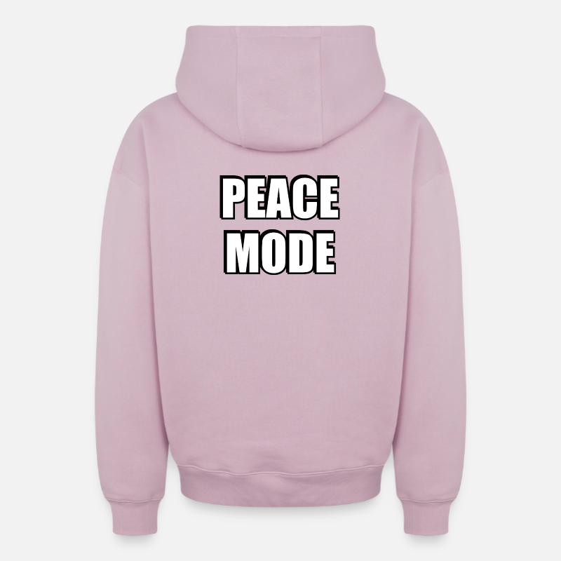 Friedens-Modus - Oversized Heavyweight Unisex Zip Hoodie - Altrosa
