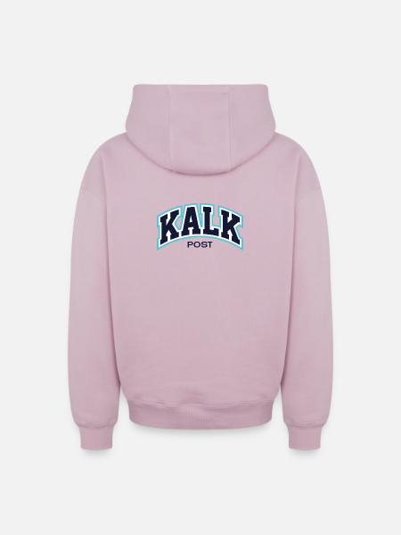 KalkPost3 - Oversized Heavyweight Unisex Zip Hoodie - dusky pink