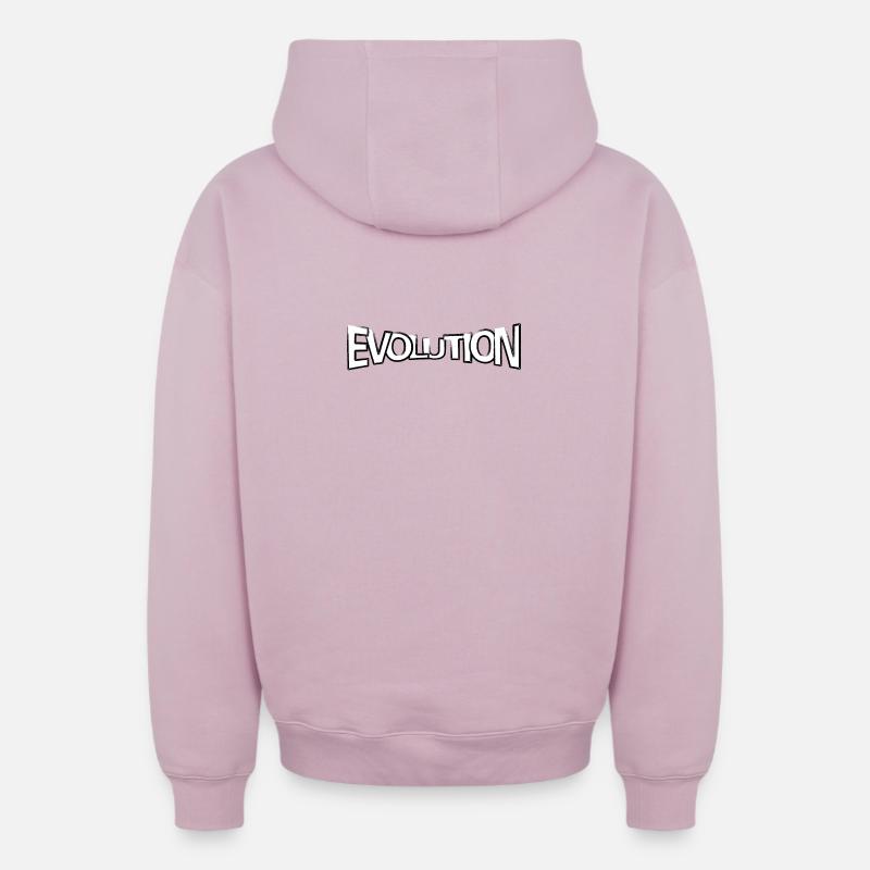 Evolution claim - Oversized Heavyweight Unisex Zip Hoodie - Altrosa