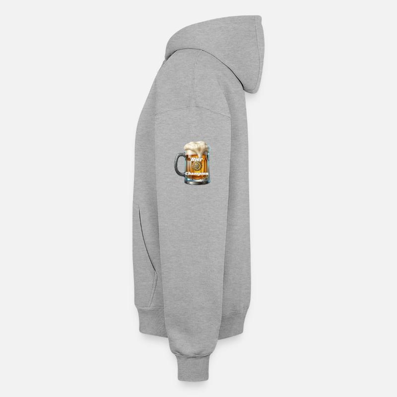 Bier Champion Oversized Heavyweight Unisex Zip Hoodie