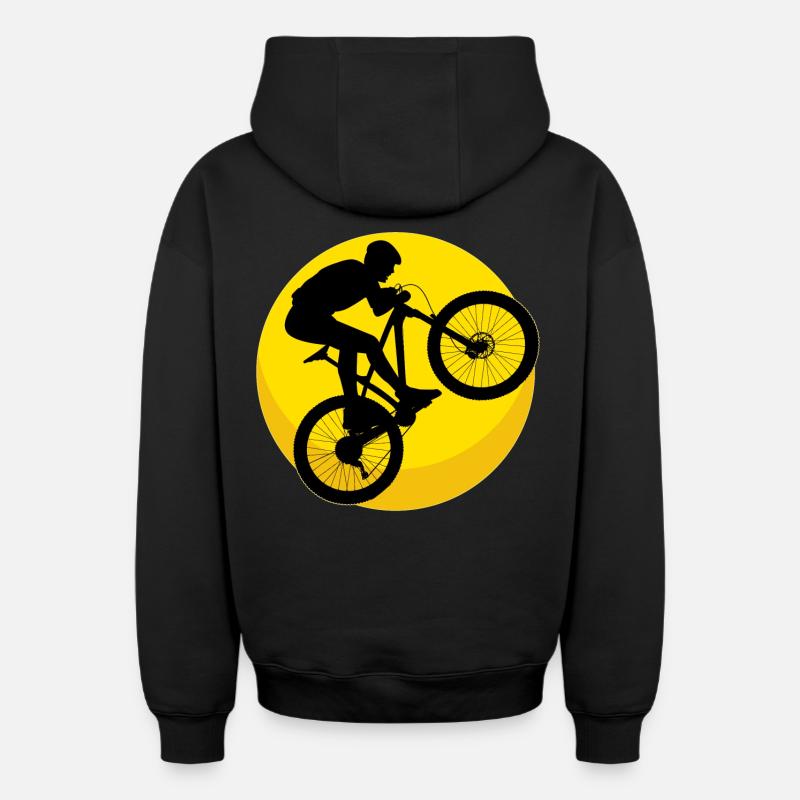 | VTT Vtt - Sweat à capuche unisexe zippé oversize épais SPREAD - noir
