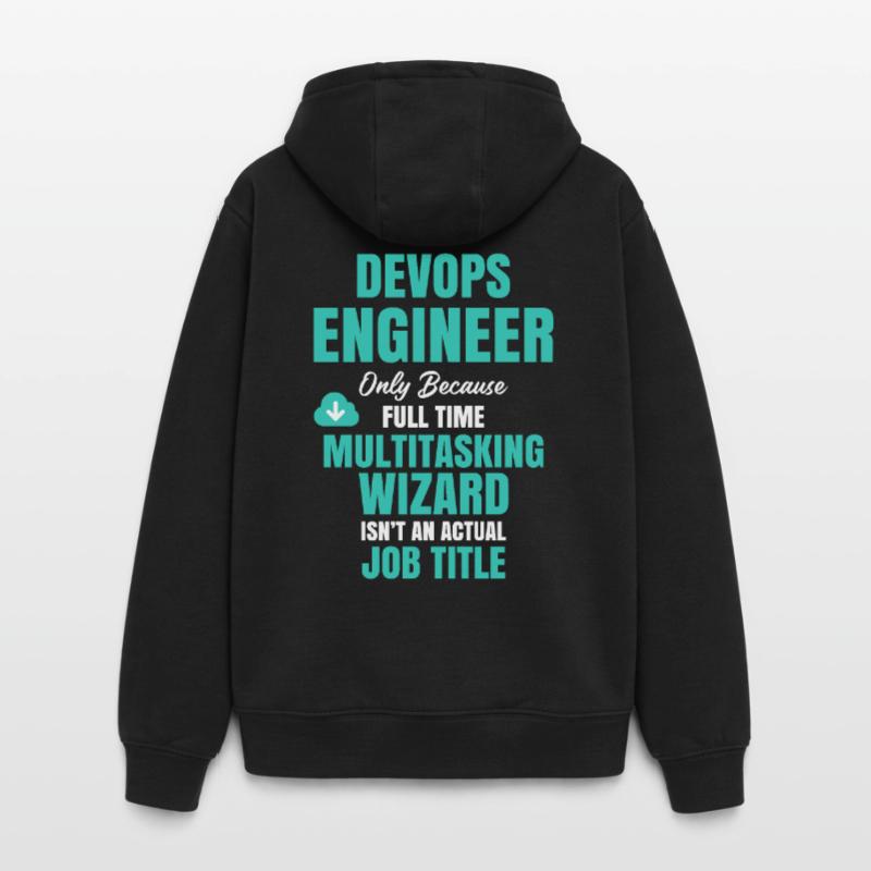 DevOps Engineer Multitasking-Assistent Oversized Heavyweight Unisex Zip Hoodie