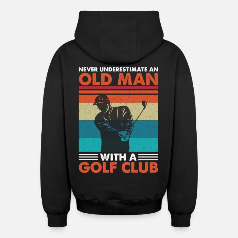 golfe - Sweat à capuche unisexe zippé oversize épais SPREAD - noir