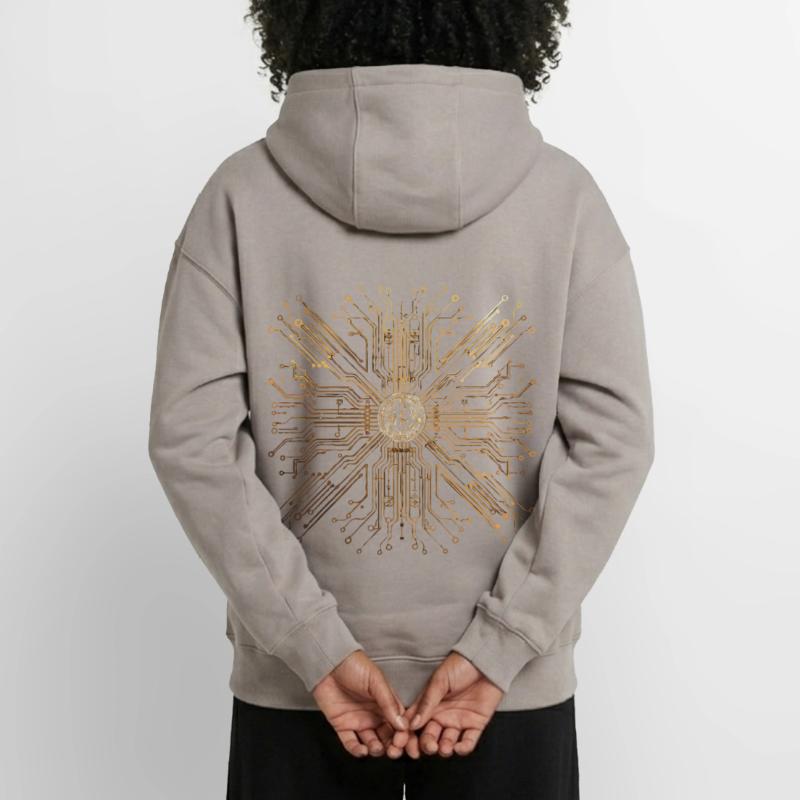 Platine Core cpu Computer Nerd pc humor geek code Oversized Heavyweight Unisex Zip Hoodie