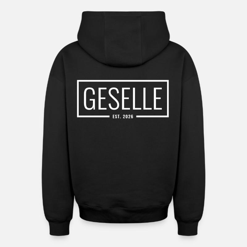 Compagnon fondé en 2026 - Sweat à capuche unisexe zippé oversize épais SPREAD - noir