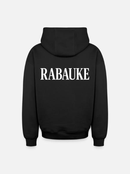 Loubard - Sweat à capuche unisexe zippé oversize épais SPREAD - noir