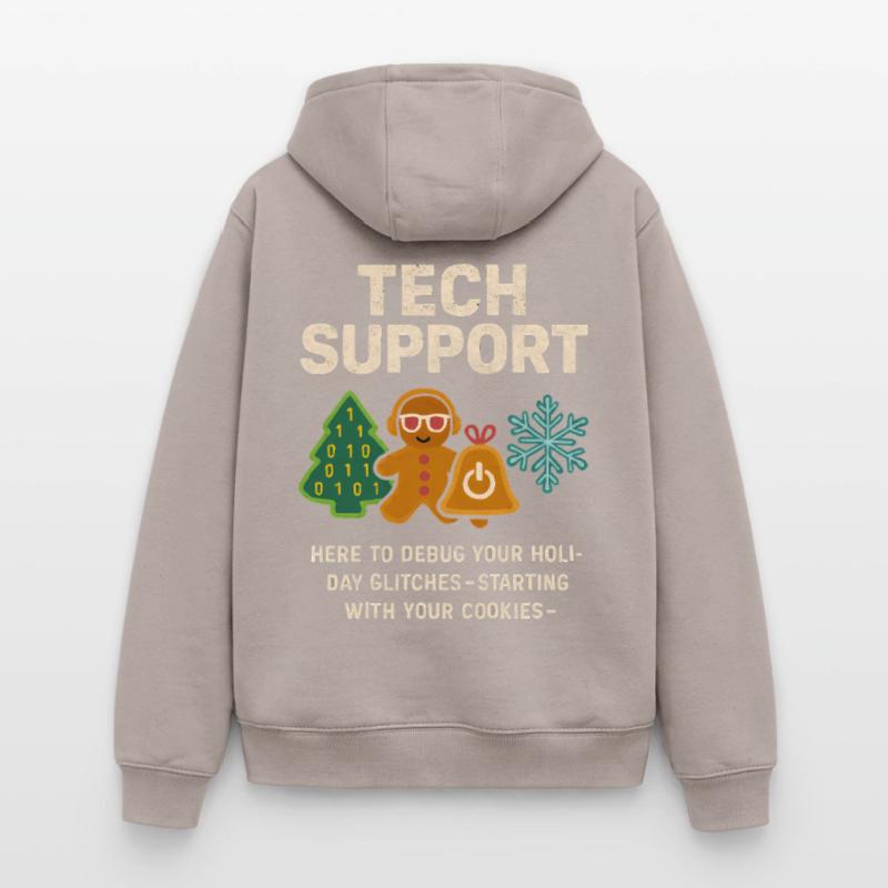 Admin Weihnachtsgeschenk IT Support Debugging Oversized Heavyweight Unisex Zip Hoodie