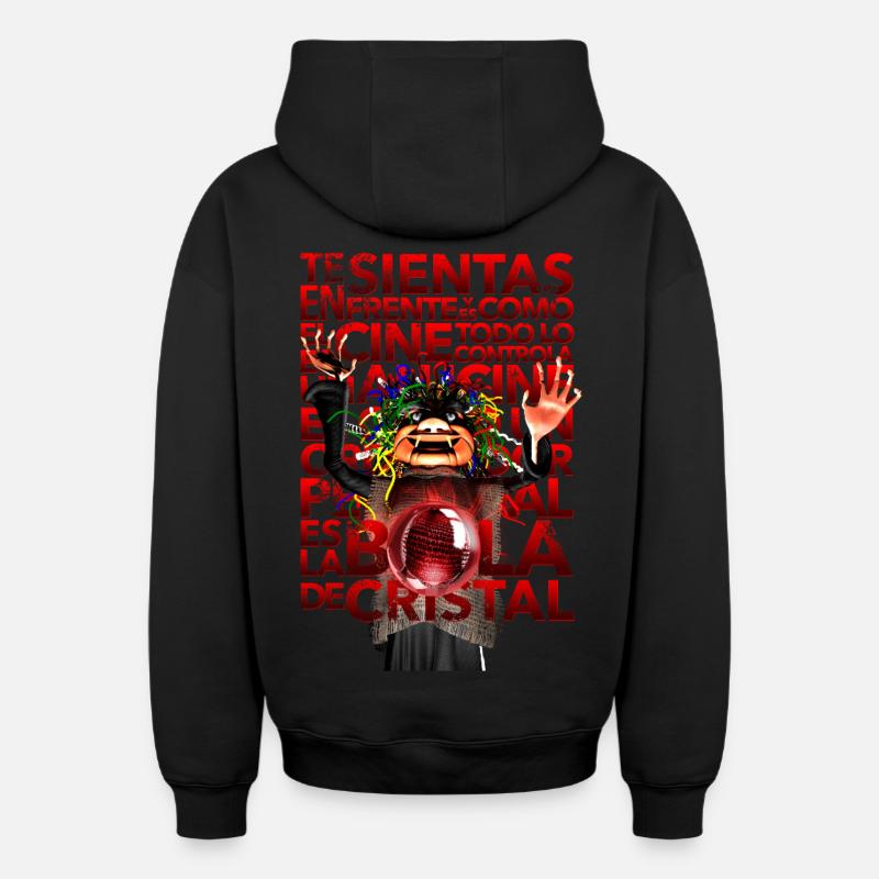 The Witch Breakdown - Paroles - Sweat à capuche unisexe zippé oversize épais SPREAD - noir