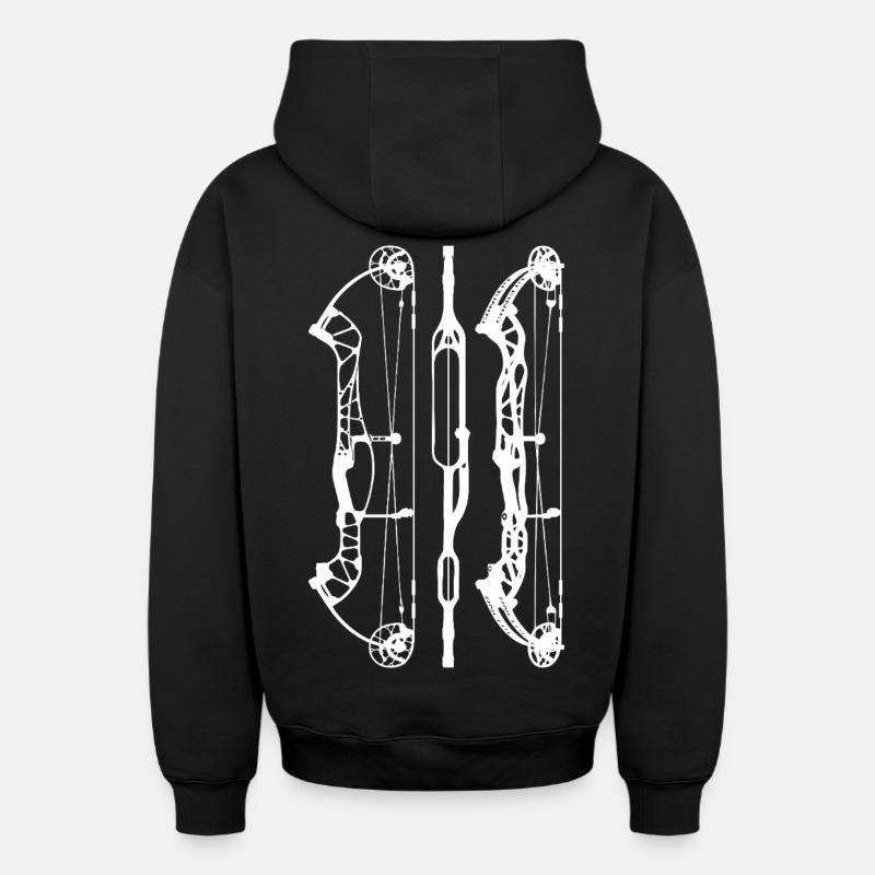 HoytConceptX_PlansW - Sweat à capuche unisexe zippé oversize épais SPREAD - noir