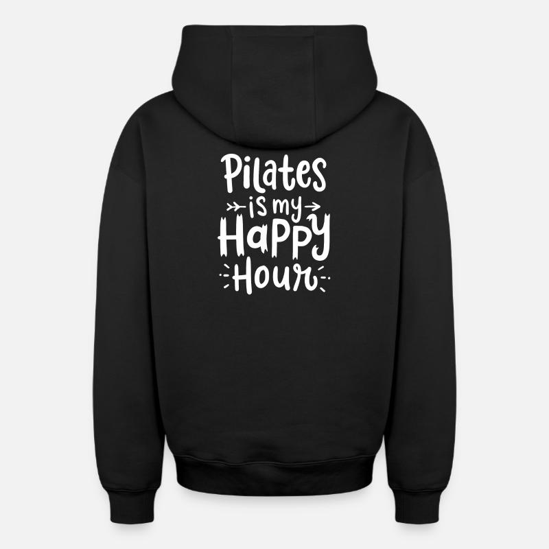 Souffleur de feuillage jardinier - Sweat à capuche unisexe zippé oversize épais SPREAD - noir