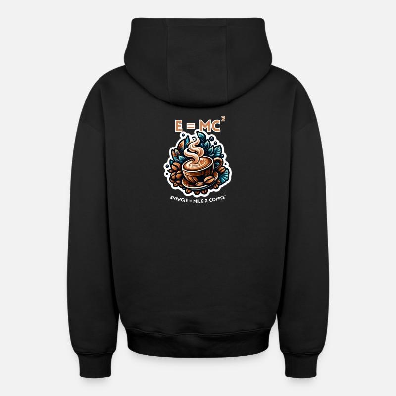 Die Energieformel - Oversized Heavyweight Unisex Zip Hoodie - Schwarz