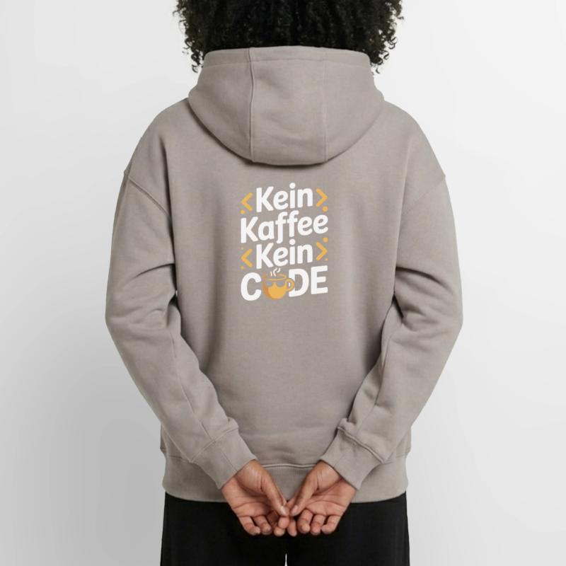No Coffee No Code Programmer Computer Scientist Oversized Heavyweight Unisex Zip Hoodie