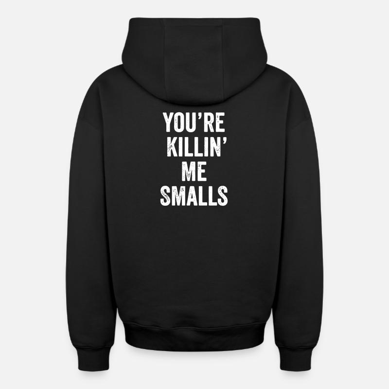 Citation Sandlot Tee - Sweat à capuche unisexe zippé oversize épais SPREAD - noir