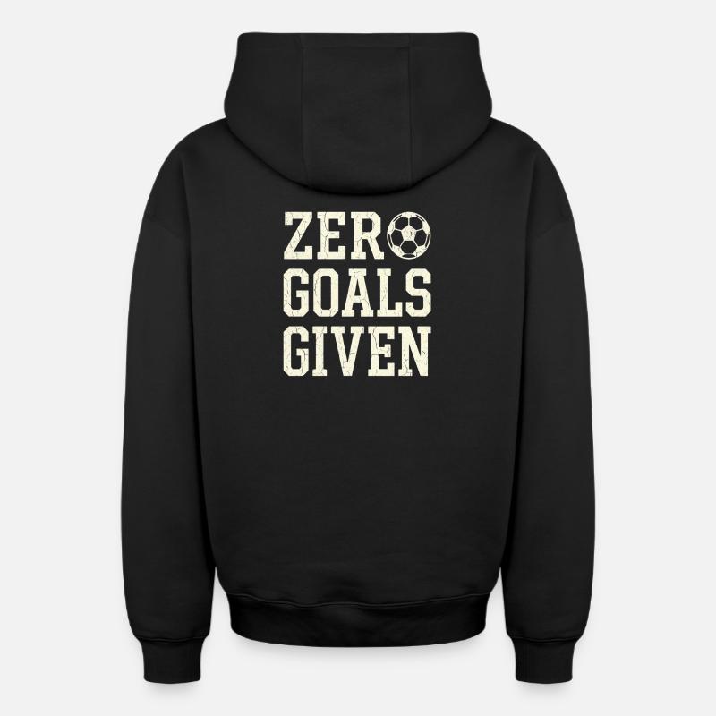 Aucun objectif donné - Sweat à capuche unisexe zippé oversize épais SPREAD - noir