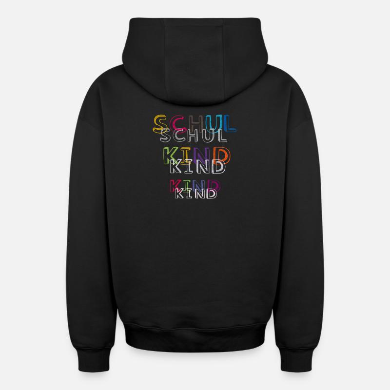 Première classe 2025 - Sweat à capuche unisexe zippé oversize épais SPREAD - noir