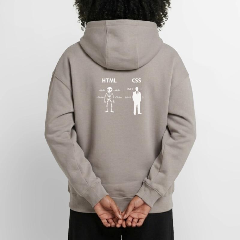 Code Css C++ Php Java Developer Code Skripting Oversized Heavyweight Unisex Zip Hoodie