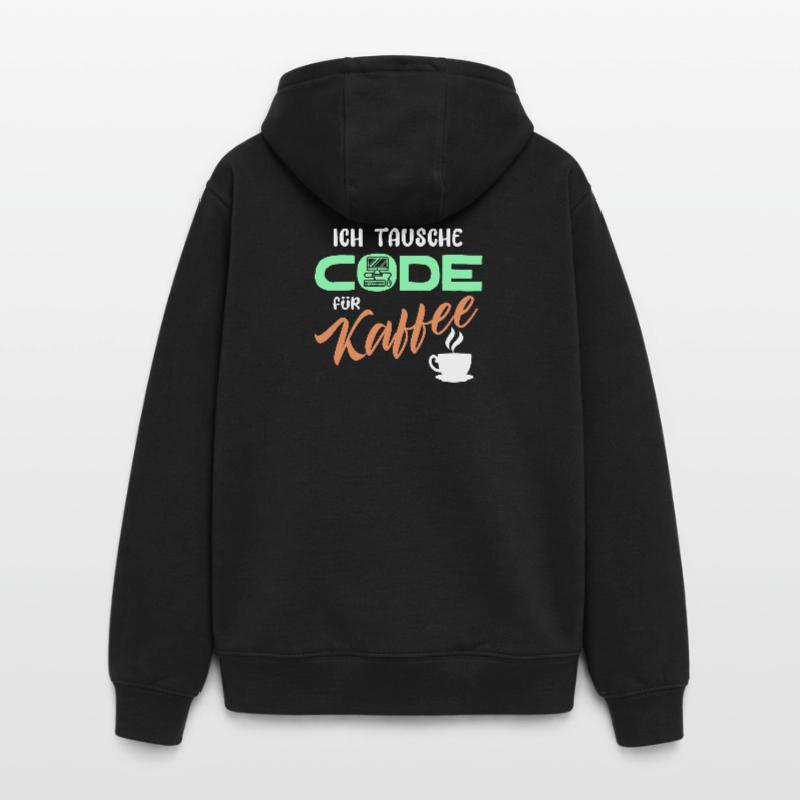 Code Développeur de déclaration Programmeur Ordinateur Sweat à capuche unisexe zippé oversize épais SPREAD