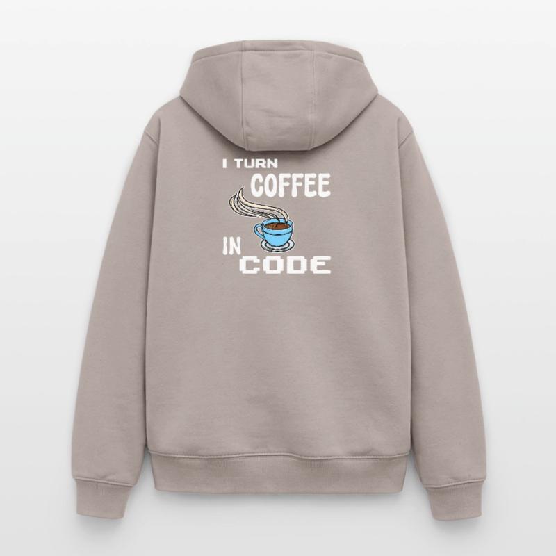 Developer Computerfreak Statement Programmierer Oversized Heavyweight Unisex Zip Hoodie