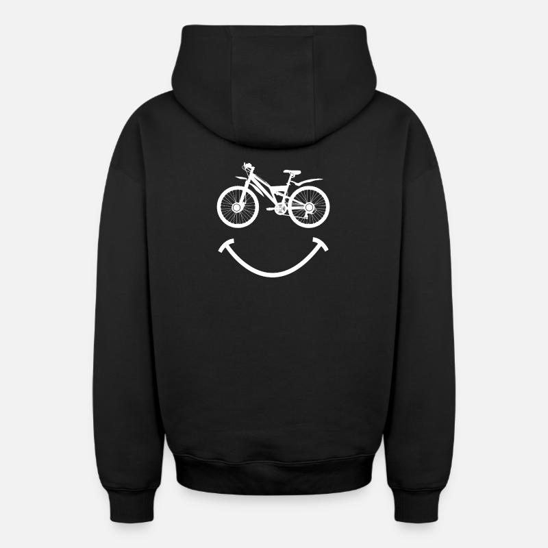 VTT VTT - Sweat à capuche unisexe zippé oversize épais SPREAD - noir