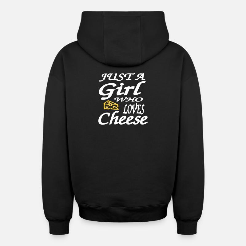 Fromage - Sweat à capuche unisexe zippé oversize épais SPREAD - noir