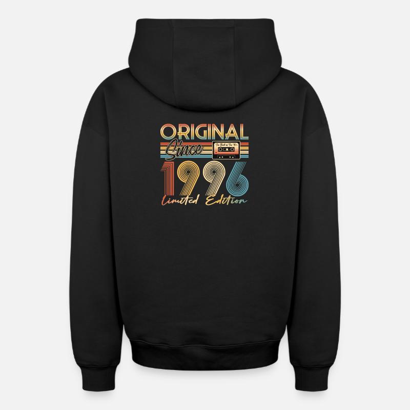 30e anniversaire, 30 ans - Sweat à capuche unisexe zippé oversize épais SPREAD - noir
