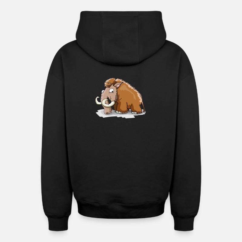 Mammut - Sweat à capuche unisexe zippé oversize épais SPREAD - noir