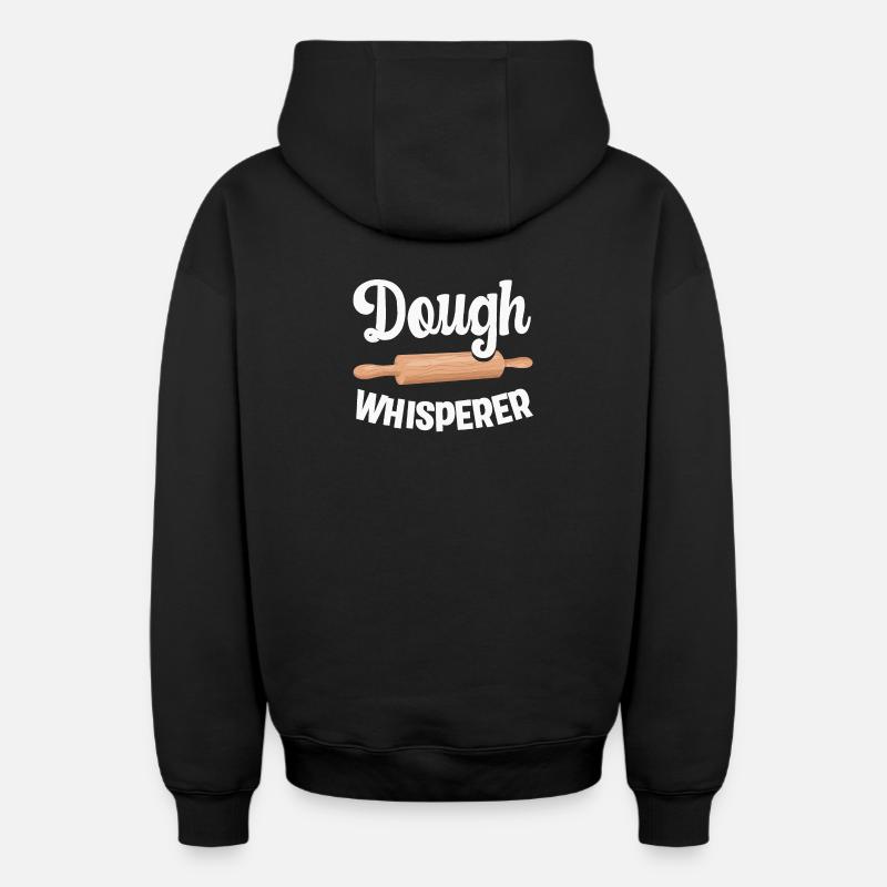 Boulanger de cuisson Boulanger - Sweat à capuche unisexe zippé oversize épais SPREAD - noir