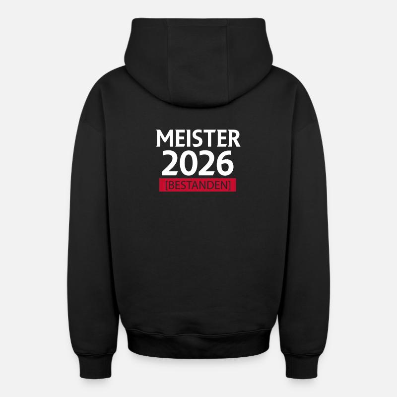Champion 2026 - Sweat à capuche unisexe zippé oversize épais SPREAD - noir