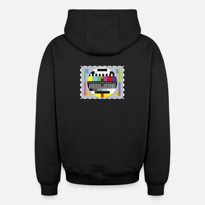 Test-Bild - Oversized Heavyweight Unisex Zip Hoodie - Schwarz