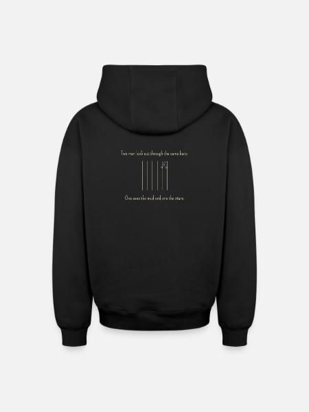 Der Klassiker für Perspektivenwechsel - Oversized Heavyweight Unisex Zip Hoodie - Schwarz