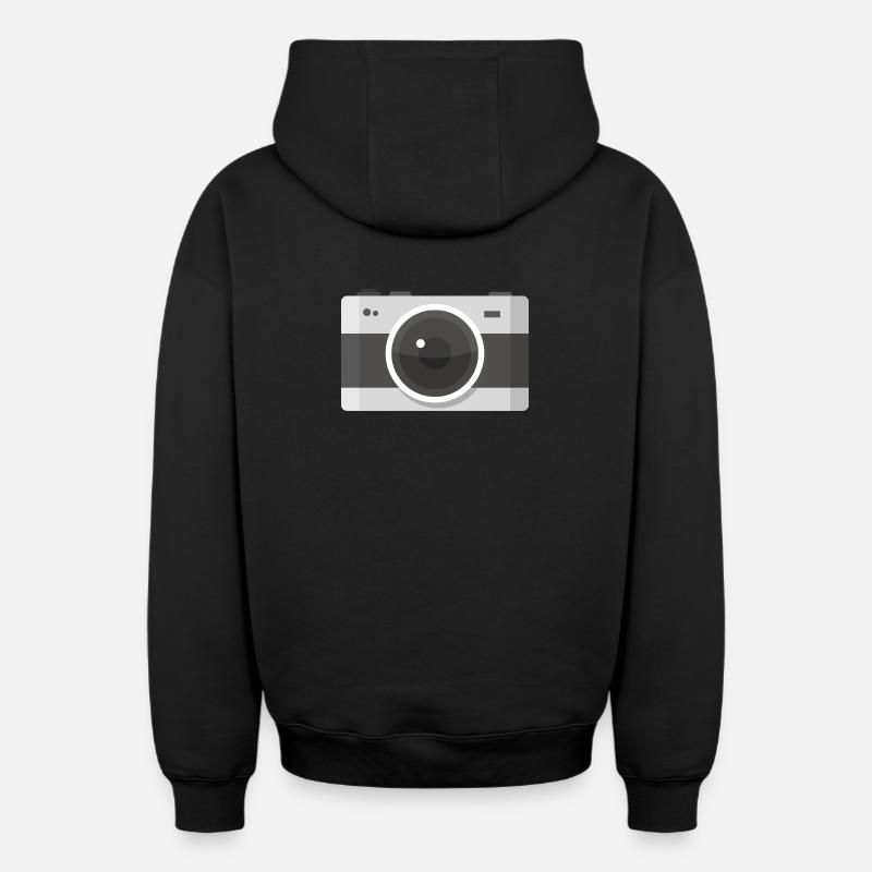 chambre - Sweat à capuche unisexe zippé oversize épais SPREAD - noir