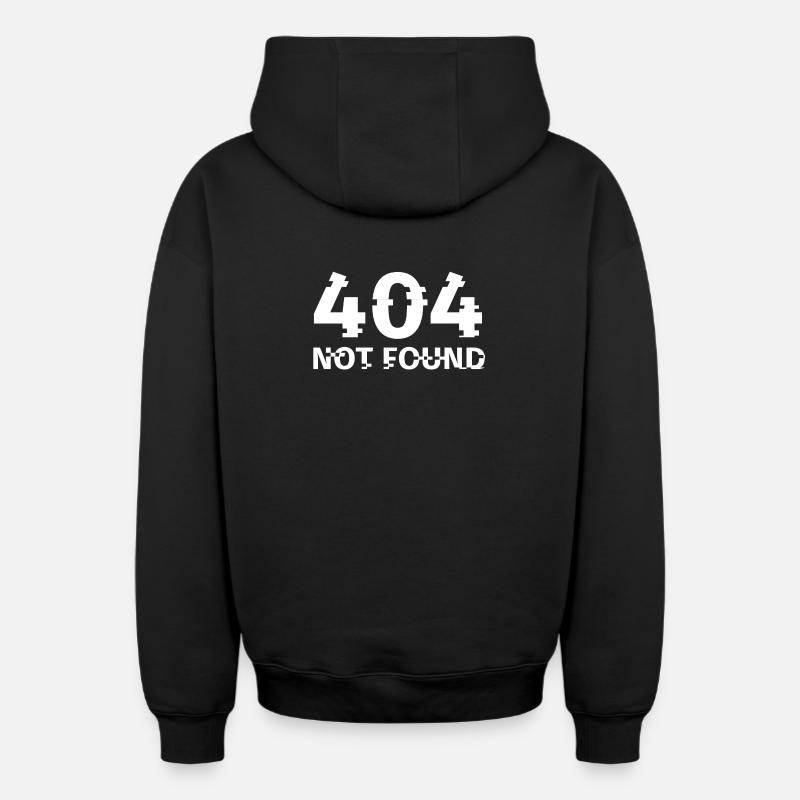 Computer, Internet, Computer - Oversized Heavyweight Unisex Zip Hoodie - Schwarz