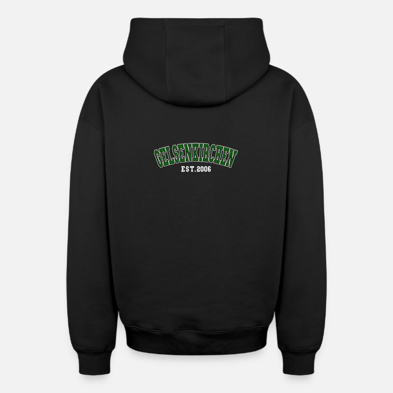 Fondation de Gelsenkirchen en 2006 - Sweat à capuche unisexe zippé oversize épais SPREAD - noir