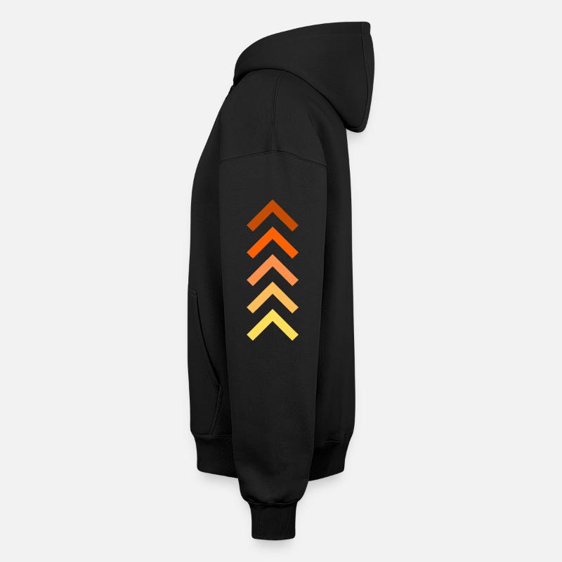 Montée en puissance Sweat à capuche unisexe zippé oversize épais SPREAD
