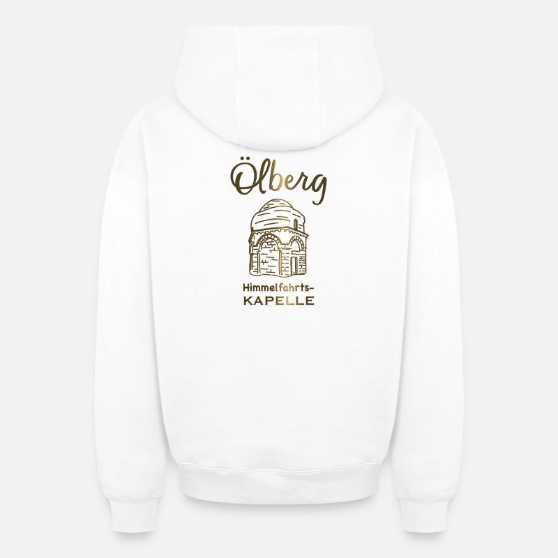 Jerusalem, Himmelfahrtskapelle, Israel - Oversized Heavyweight Unisex Zip Hoodie - Weiß