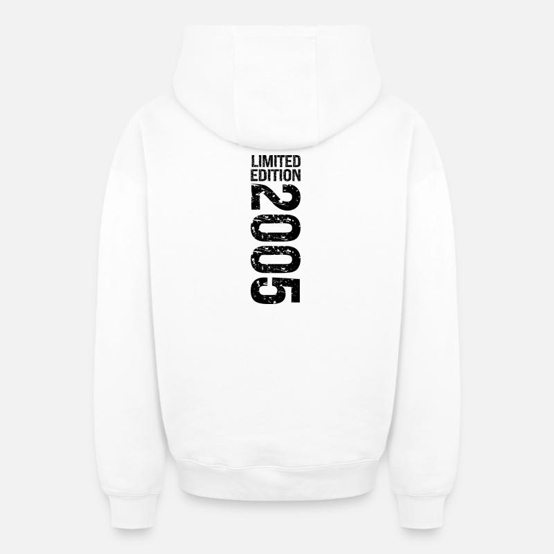 Édition limitée 2005 Volume 20. - Sweat à capuche unisexe zippé oversize épais SPREAD - blanc